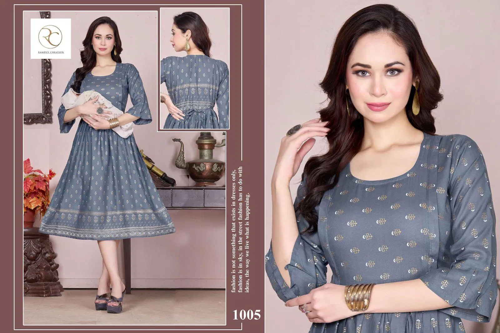 Rc Good News Vol 3 Printed Rayon Feeding Kurti Catalog
